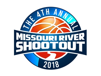 The 4th Annual Missouri River Shootout 2018 logo design by DreamLogoDesign