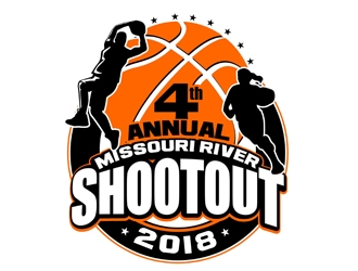 The 4th Annual Missouri River Shootout 2018 logo design by veron