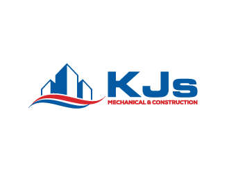 KJs Mechanical and Construction LLC logo design by pencilhand