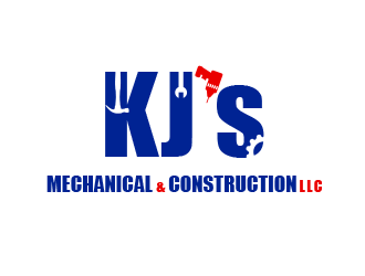KJs Mechanical and Construction LLC logo design by BeDesign