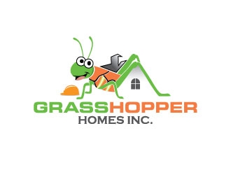 Grasshopper Homes Inc. logo design by Gaze