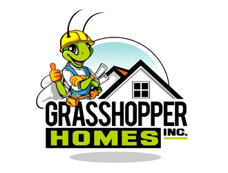 Grasshopper Homes Inc. logo design by veron