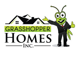 Grasshopper Homes Inc. logo design by vinve