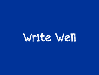 Write Well logo design by Greenlight