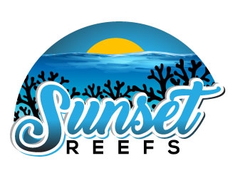 Sunset Reefs logo design by gihan