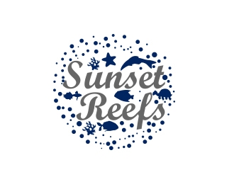 Sunset Reefs logo design by shernievz