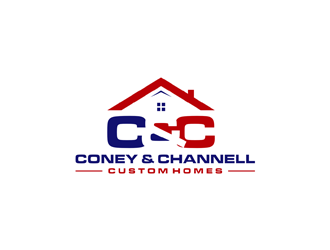 Coney and Channell custom homes  logo design by ndaru
