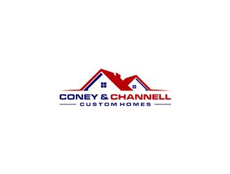 Coney and Channell custom homes  logo design by ndaru