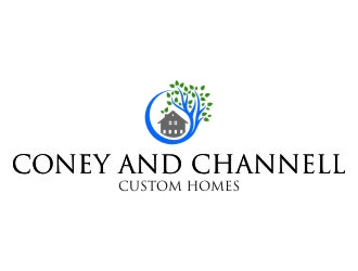 Coney and Channell custom homes  logo design by jetzu