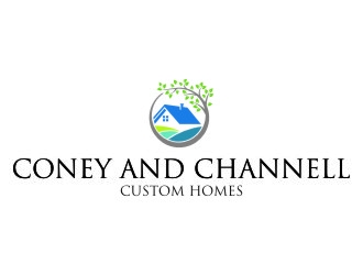 Coney and Channell custom homes  logo design by jetzu