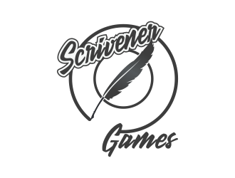 Scrivener Games logo design by Kruger