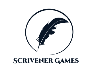 Scrivener Games logo design by Greenlight