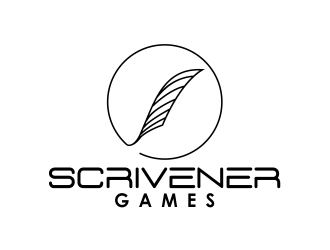 Scrivener Games logo design by MariusCC