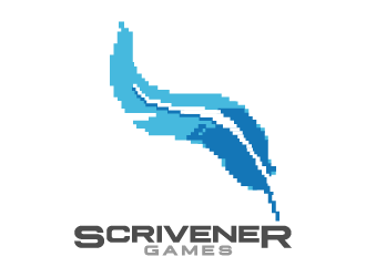 Scrivener Games logo design by reight