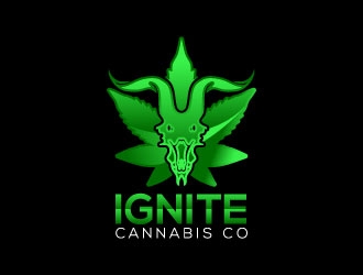 Ignite Cannabis Co logo design by gihan