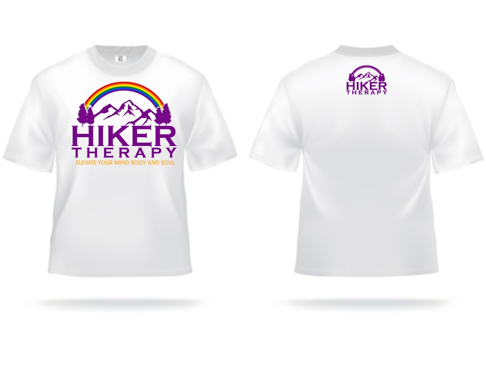 Hiker Therapy    Since 2012 logo design by jaize