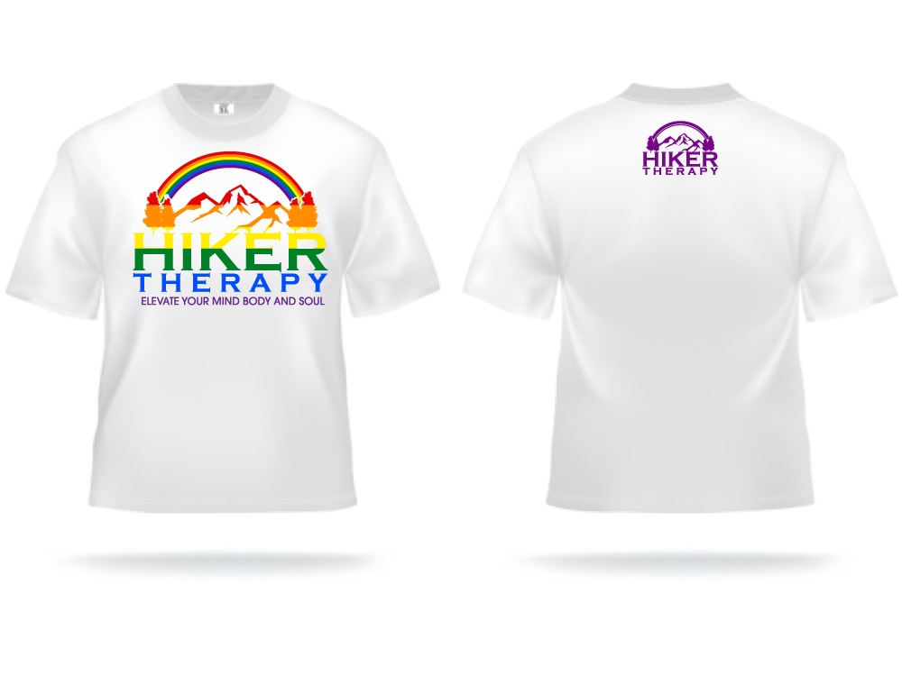 Hiker Therapy    Since 2012 logo design by jaize