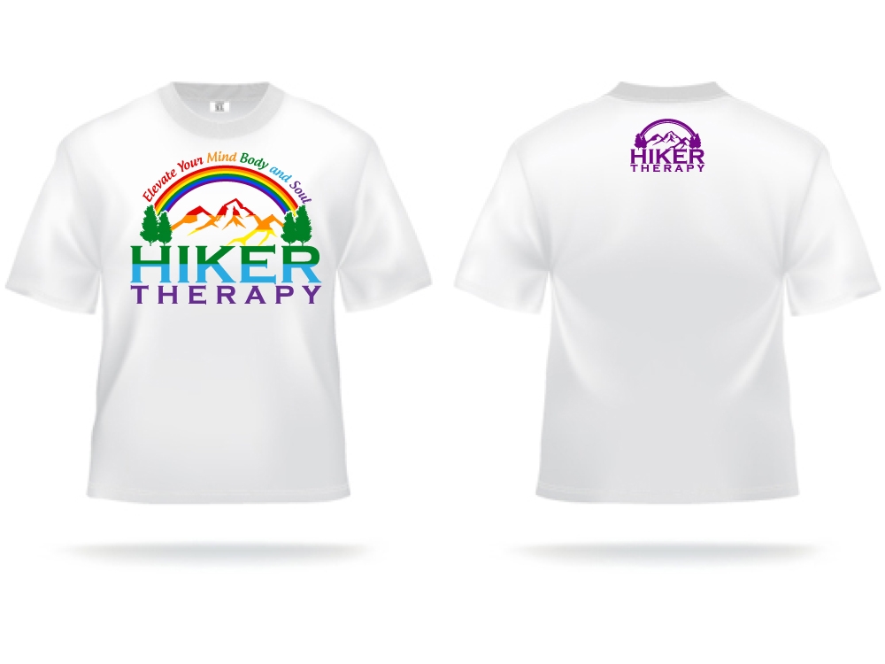 Hiker Therapy    Since 2012 logo design by jaize