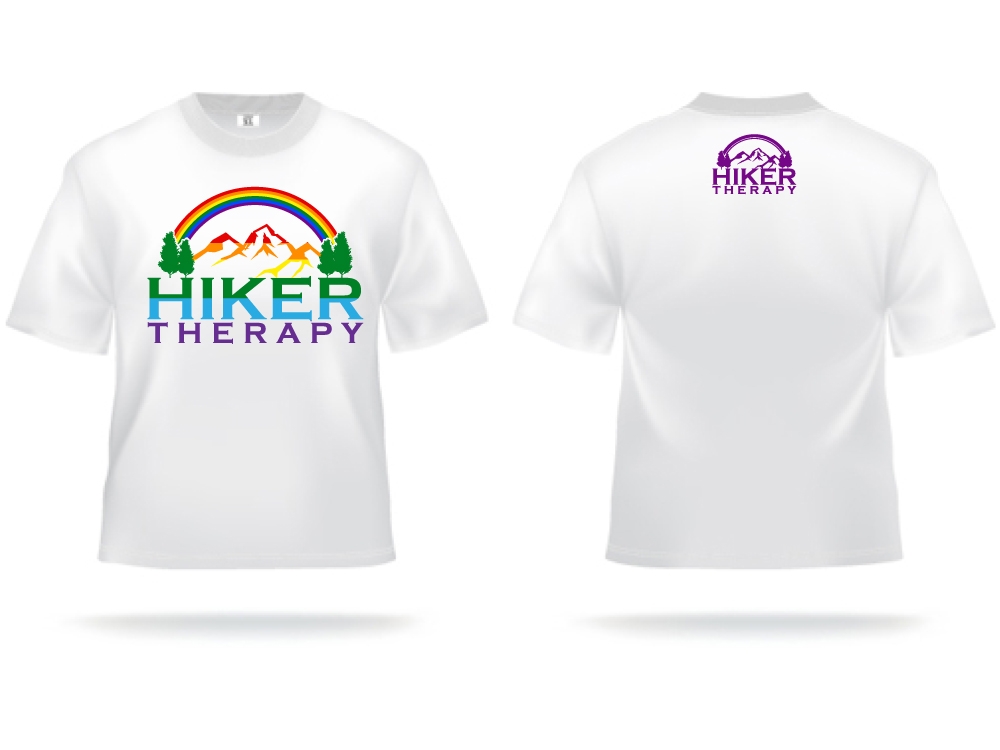 Hiker Therapy    Since 2012 logo design by jaize