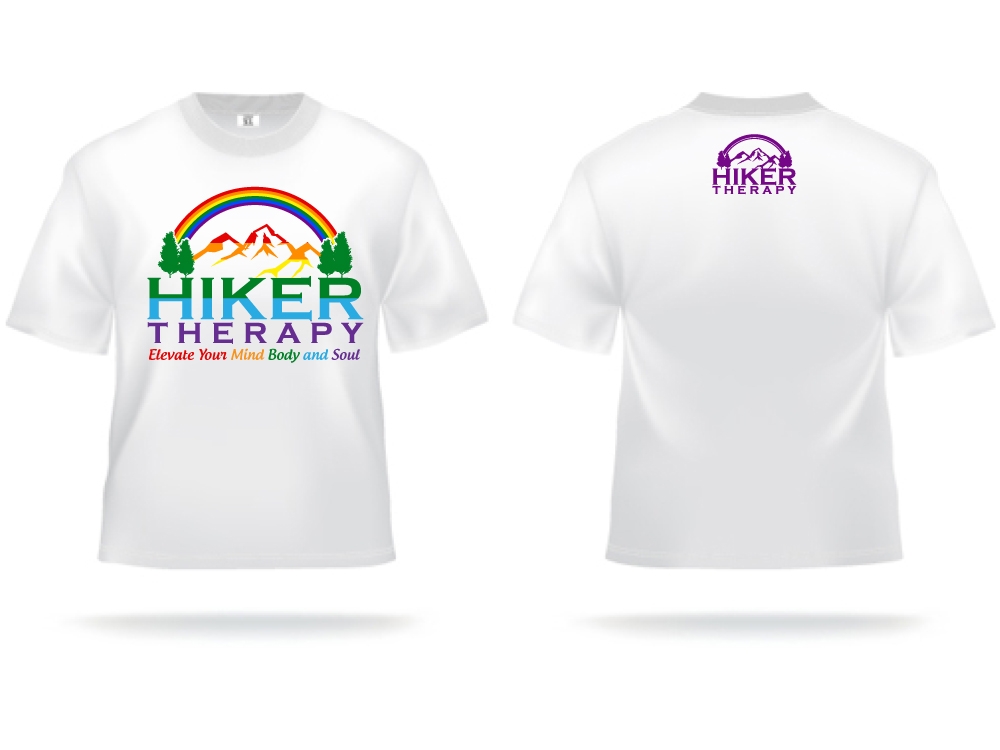 Hiker Therapy    Since 2012 logo design by jaize