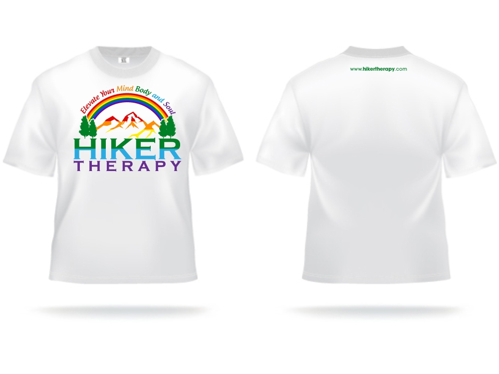 Hiker Therapy    Since 2012 logo design by jaize