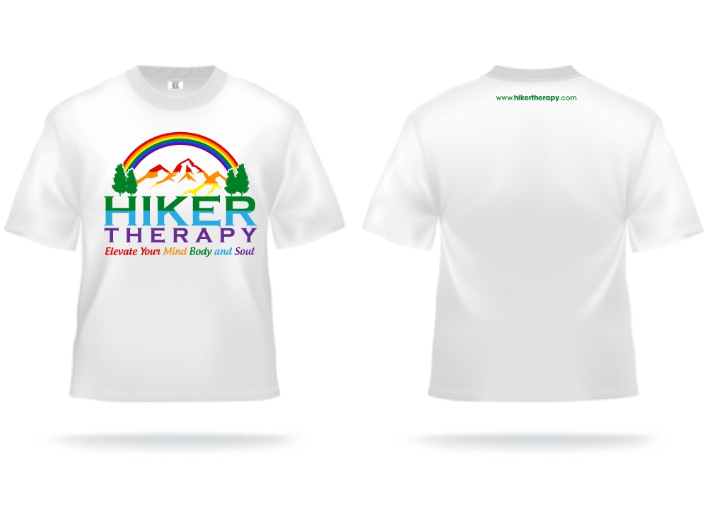 Hiker Therapy    Since 2012 logo design by jaize