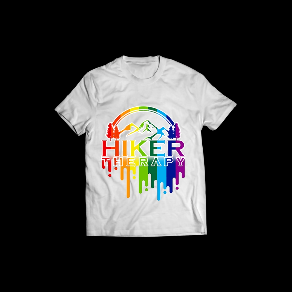 Hiker Therapy    Since 2012 logo design by zizo