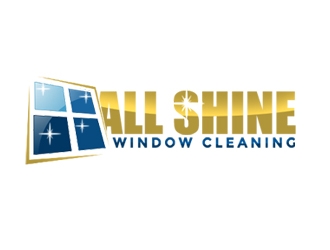 All Shine Window Cleaning Logo Design