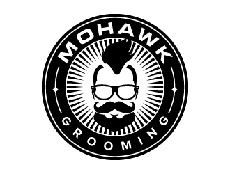 Mohawk Grooming logo design by jaize