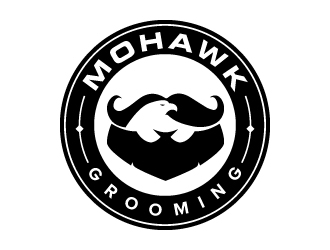 Mohawk Grooming logo design by jaize