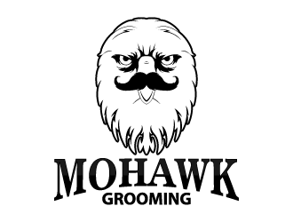 Mohawk Grooming logo design by fastsev