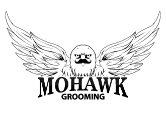 Mohawk Grooming logo design by fastsev