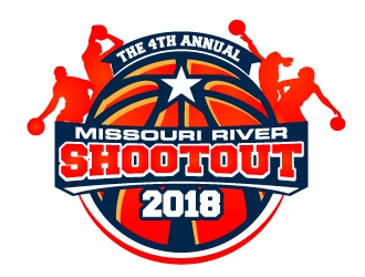 The 4th Annual Missouri River Shootout 2018 logo design by jaize