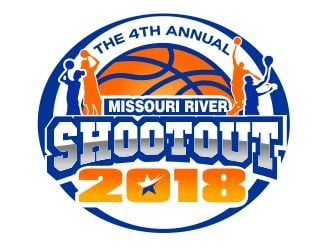 The 4th Annual Missouri River Shootout 2018 logo design by cgage20