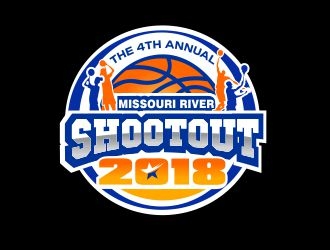 The 4th Annual Missouri River Shootout 2018 logo design by cgage20