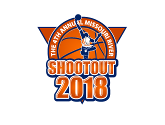 The 4th Annual Missouri River Shootout 2018 logo design by akupamungkas