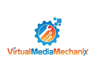 Virtual Media Mechanix logo design by jaize