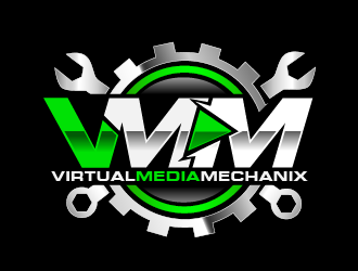 Virtual Media Mechanix logo design by THOR_