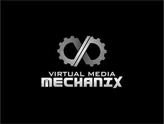 Virtual Media Mechanix logo design by hole
