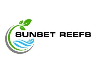 Sunset Reefs logo design by jetzu