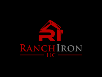 RanchIron LLC logo design by L E V A R