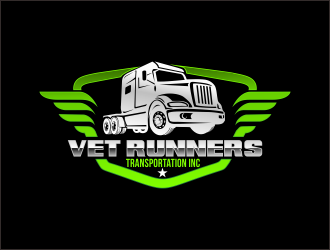 Vet Runners Transportation INC  logo design by bosbejo