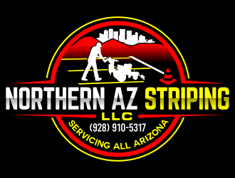Northern AZ Striping LLC logo design by Dakon
