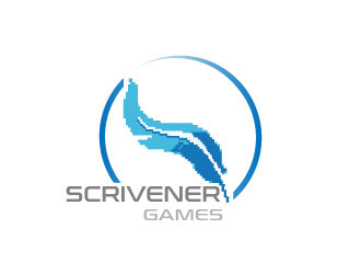 Scrivener Games logo design by reight