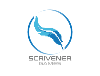 Scrivener Games logo design by reight
