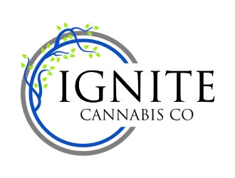 Ignite Cannabis Co logo design by jetzu