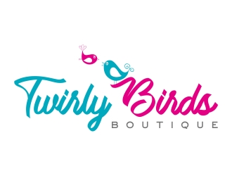 Twirly Birds Boutique logo design by cikiyunn
