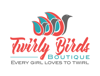Twirly Birds Boutique logo design by done