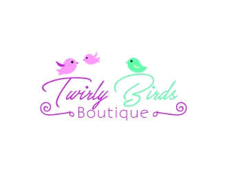 Twirly Birds Boutique logo design by Razzi