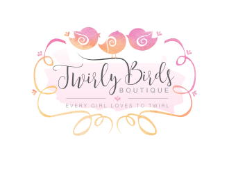 Twirly Birds Boutique logo design by coco